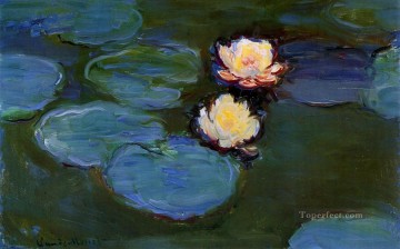  Lilies Canvas - Water Lilies II Claude Monet Impressionism Flowers